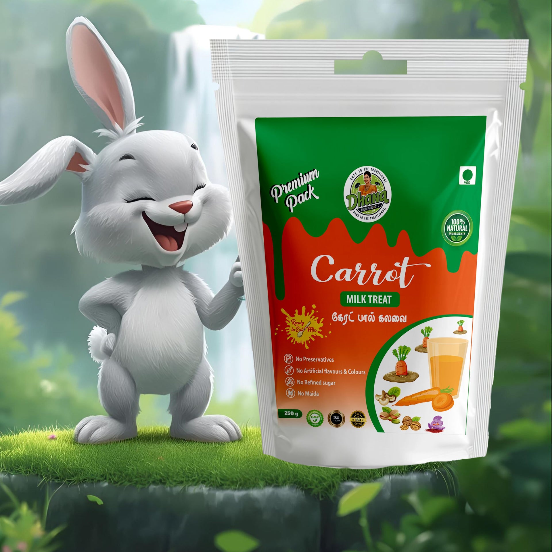 Carrot Milk Treat / கேரட் பால் கலவை