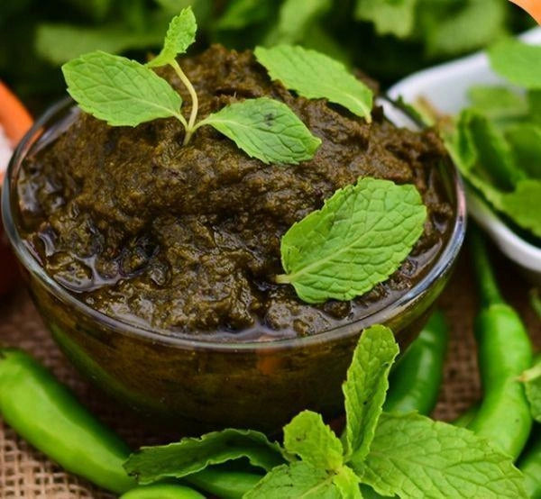 Mint Leave Thokku - புதினா இலை தொக்கு