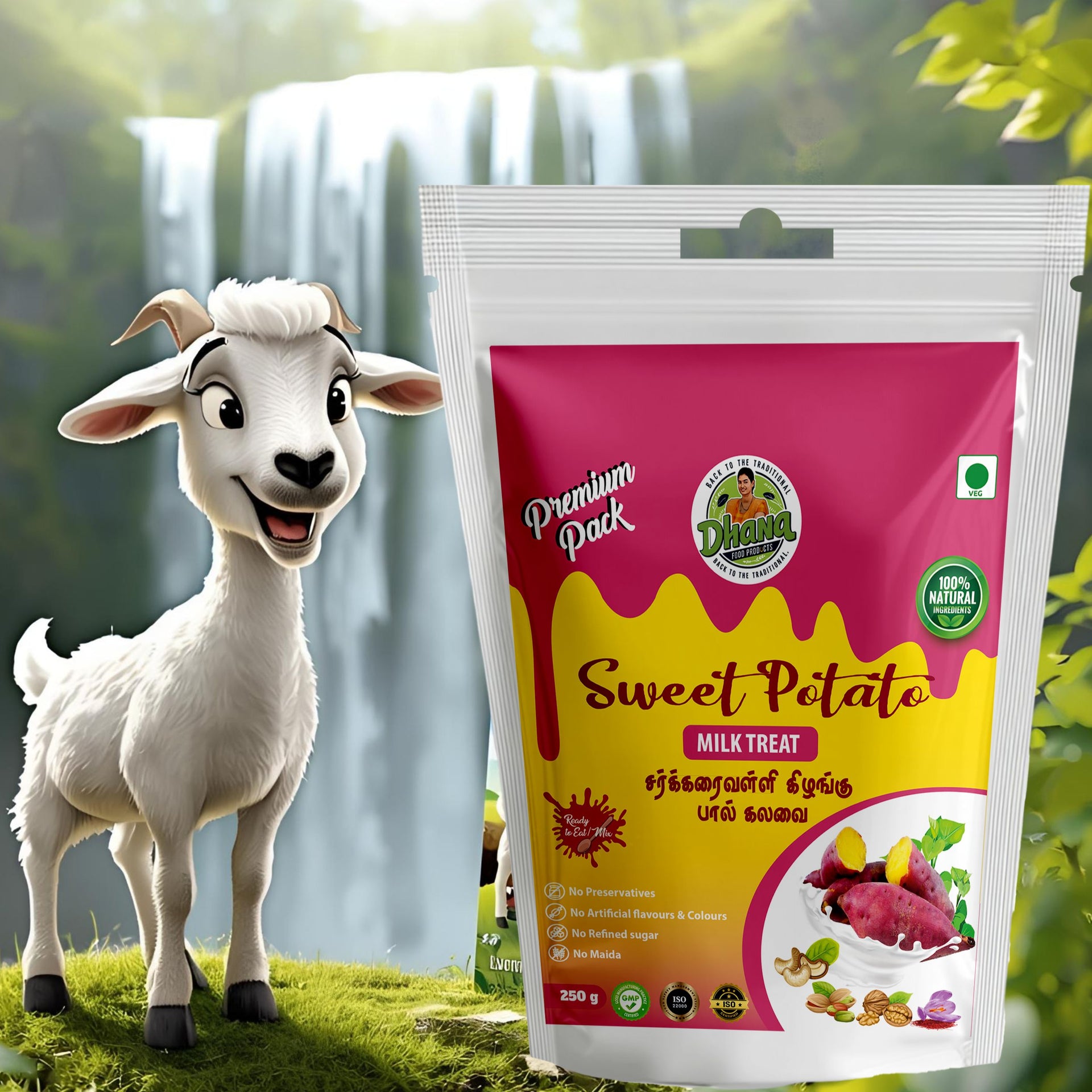 Sweet potato Milk treat / சர்க்கரை வள்ளி கிழங்கு பால் கலவை