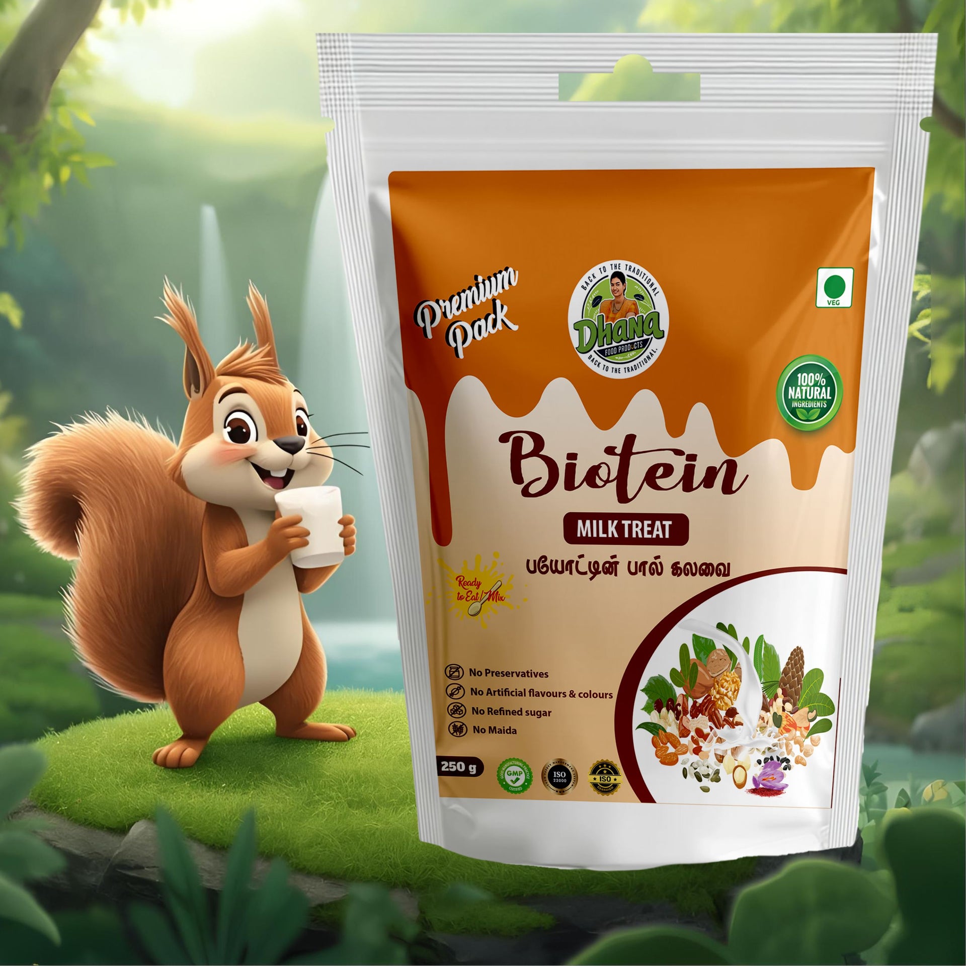 Biotein Milk Treat (Nut & Seeds) / பயோட்டின் பால் கலவை (விதைகள்&கொட்டைகள்)