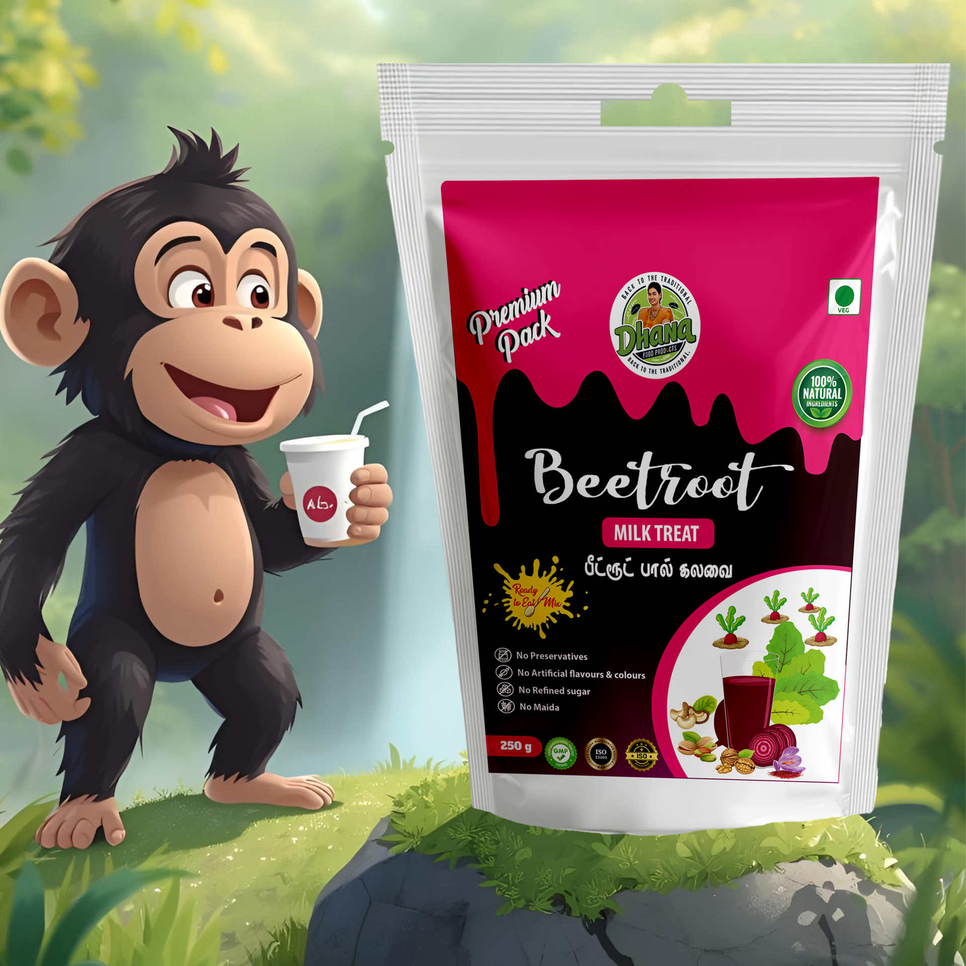 Beetroot Milk Treat  / பீட்ரூட் பால் கலவை