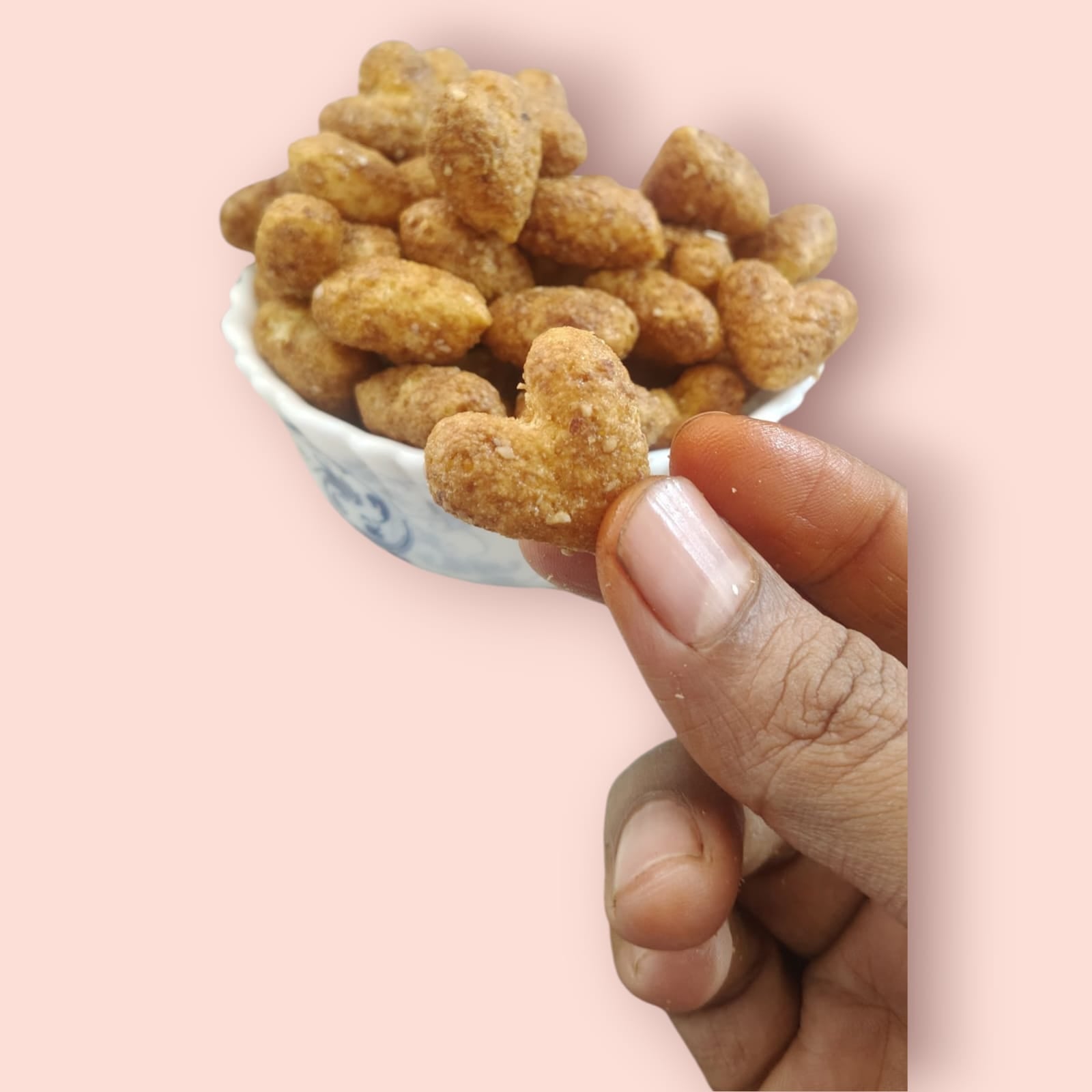 Crispy Almond hearts