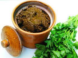 Coriander leaves thokku - கொத்தமல்லி இலை தொக்கு