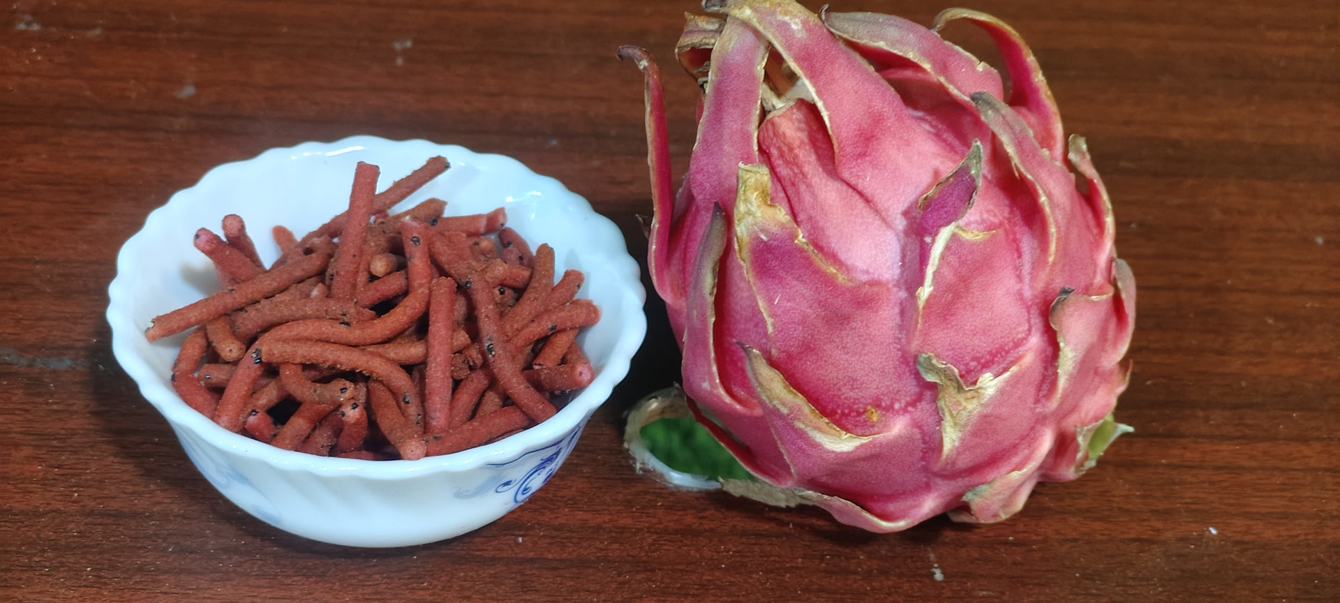 Dragon fruits traditional rice murukku- snacks