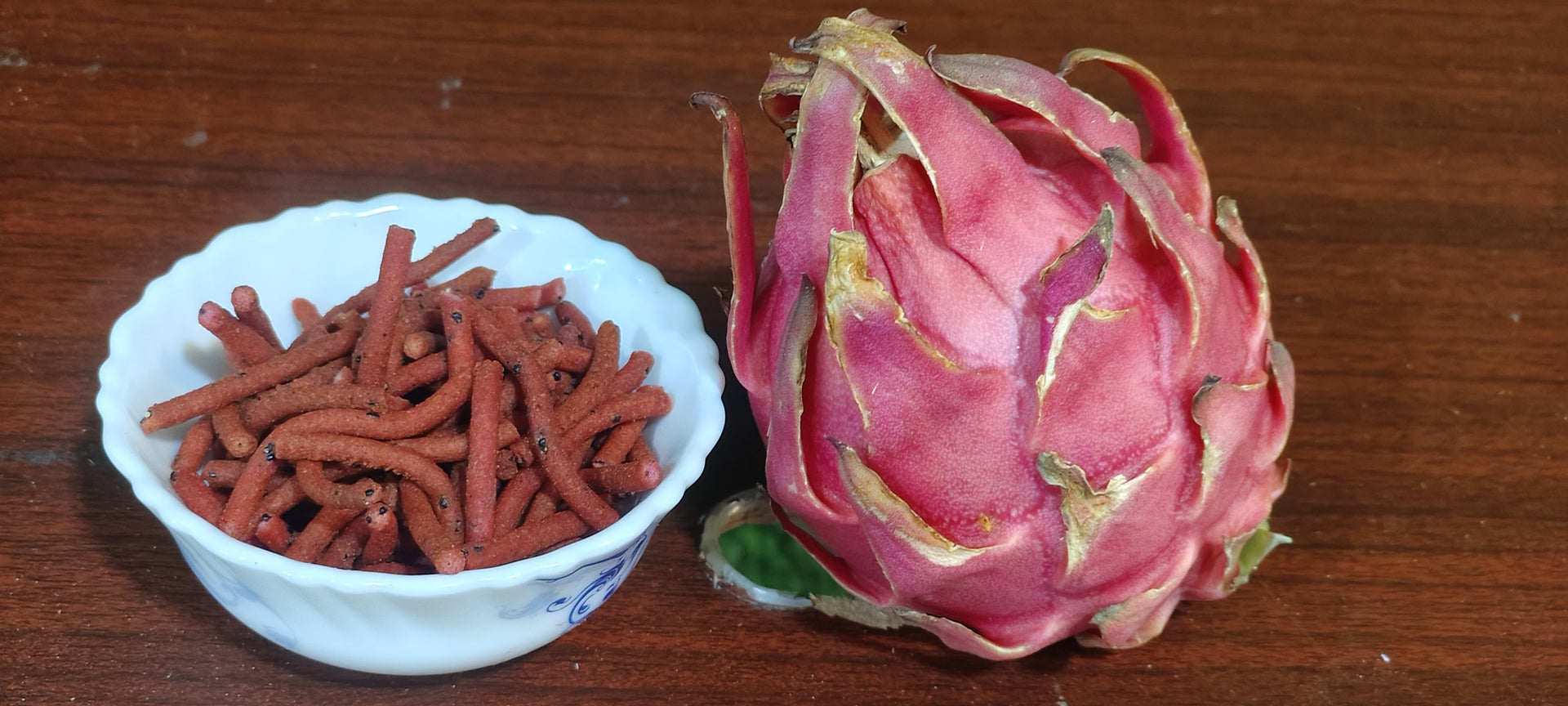 Dragon fruits traditional rice murukku- snacks
