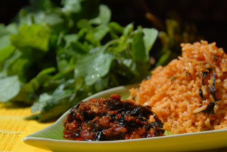 Amaranth greens leaves thokku(Thandu keerai) - தண்டுகீரை தொக்கு
